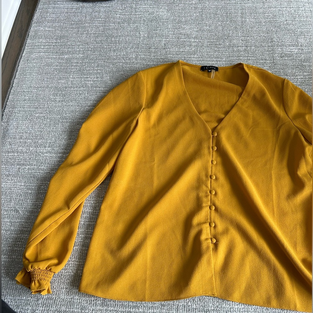 ADORABLE 1state yellow blouse